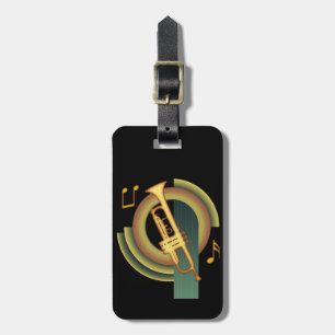 Trumpet Deco1 Luggage Tag