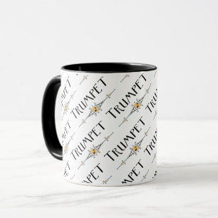 Trumpet Decorative Line Mug