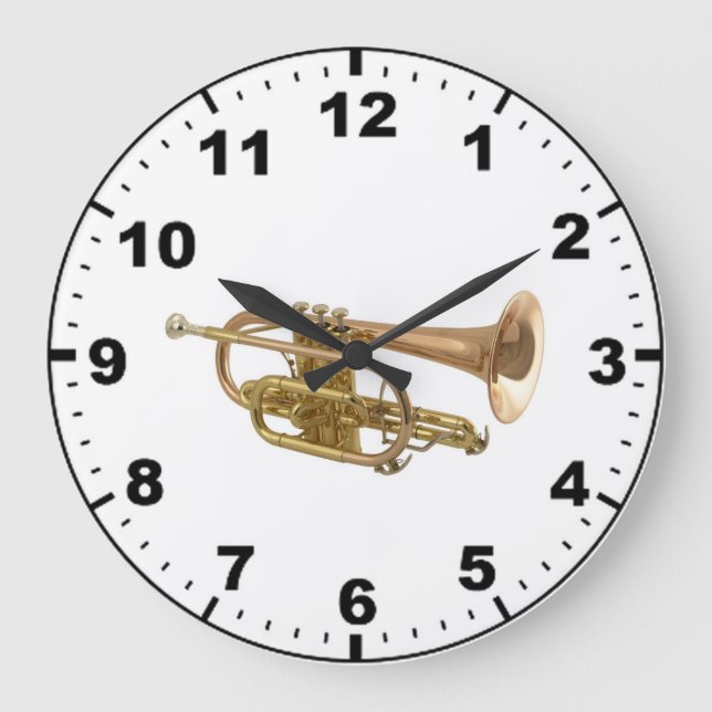 "Trumpet" design wall clocks (Front)