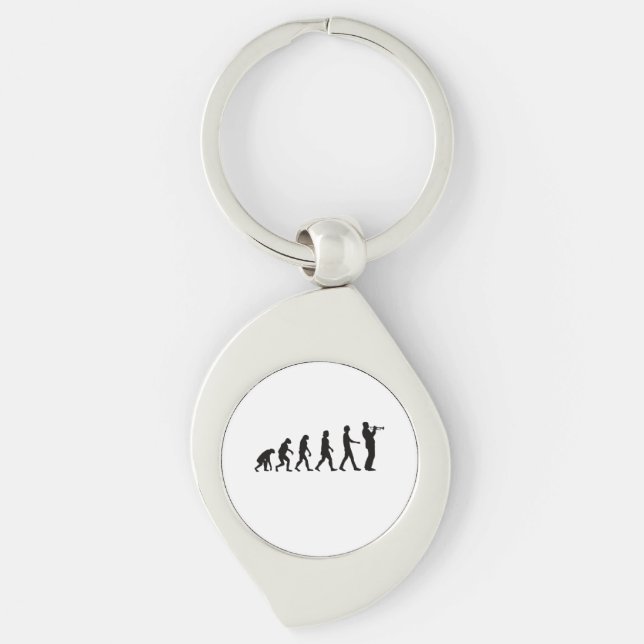 Trumpet Evolution  Key Ring (Front)