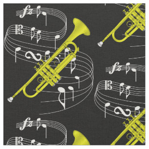 Trumpet Fabric- Dark Fabric