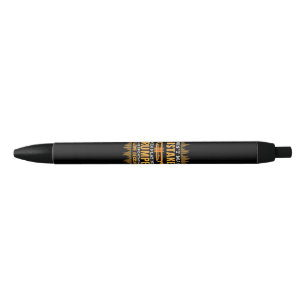 Trumpet Funny Musician Band Player Trumpeter Gift Black Ink Pen