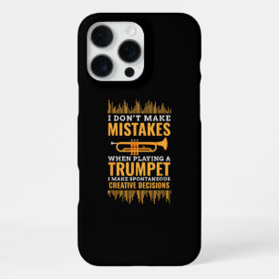 Trumpet Funny Musician Band Player Trumpeter Gift iPhone 16 Pro Max Case