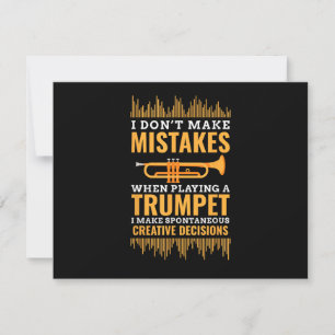 Trumpet Funny Musician Band Player Trumpeter Gift Save The Date