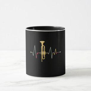 Trumpet Heartbeat Mug