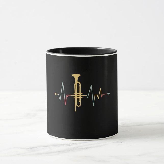 Trumpet Heartbeat Mug (Center)