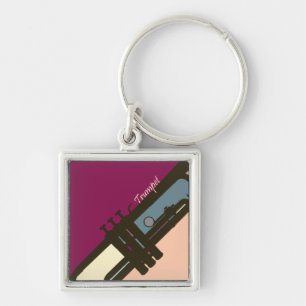 Trumpet Key Ring