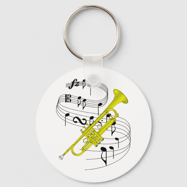 Trumpet Key Ring (Front)