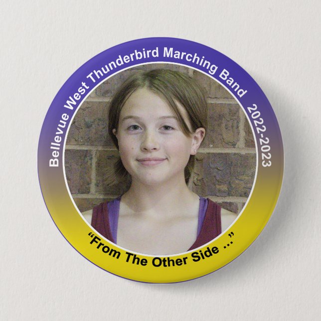 Trumpet Madalyn 9 7.5 Cm Round Badge (Front)