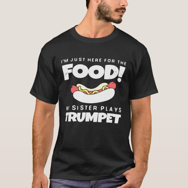 Trumpet - Marching School Band Sister Brother Trum T-Shirt (Front)