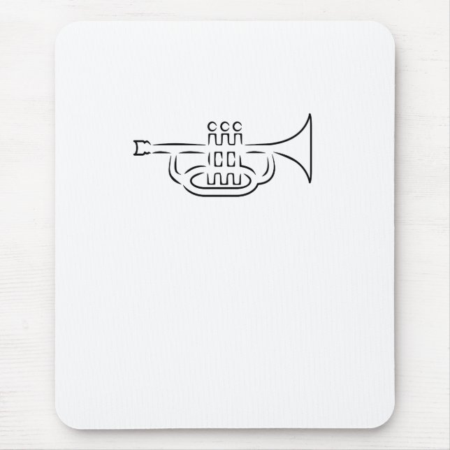 trumpet mouse pad (Front)