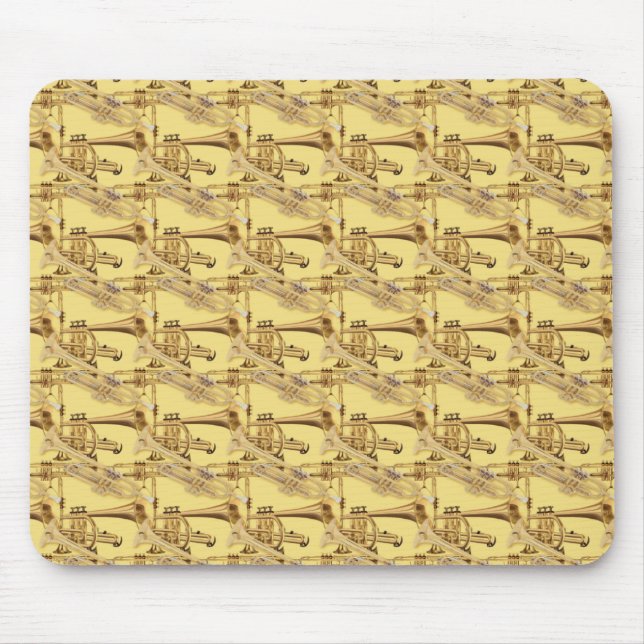 Trumpet Mouse Pad (Front)