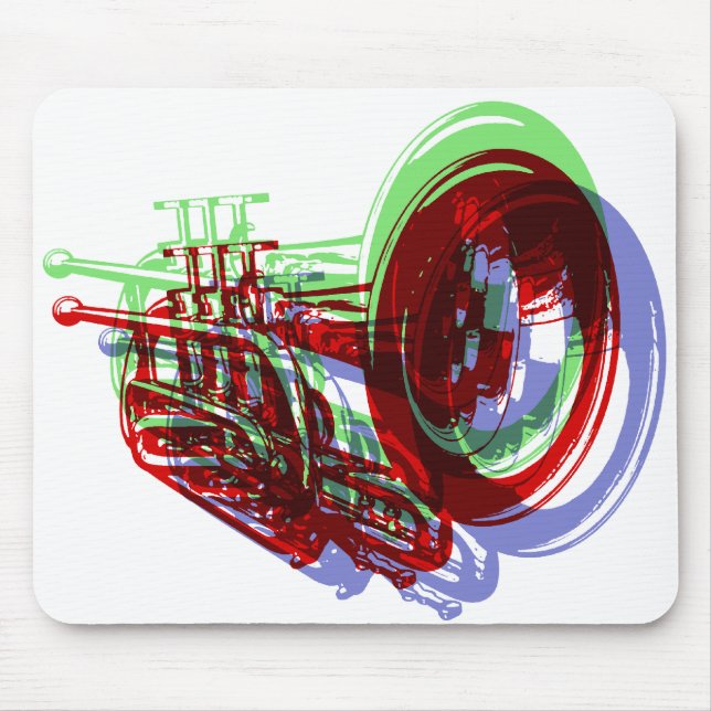 TRUMPET MOUSE PAD (Front)
