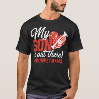 Trumpet Mum Trumpeter Musical Instrument T-Shirt