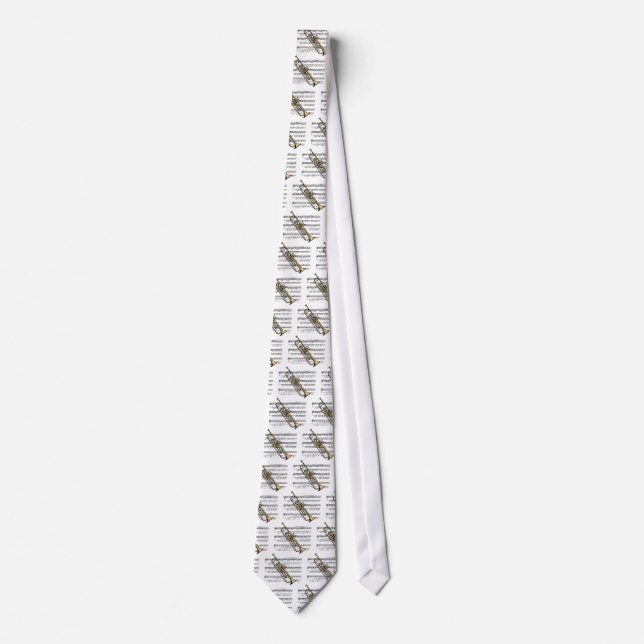Trumpet musical 11 B Tie (Front)