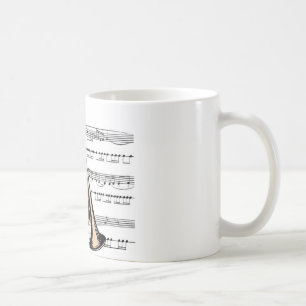 Trumpet musical 12 B Coffee Mug