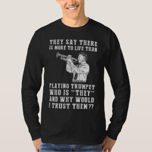 Trumpet Notes & Doubters: Harmonising Life with Mu T-Shirt