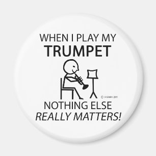 Trumpet Nothing Else Matters Magnet