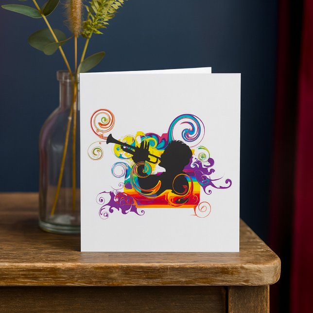 Trumpet Player Art Work Invitation (Creator Uploaded)