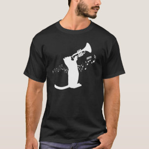 Trumpet Player Cat_1 T-Shirt