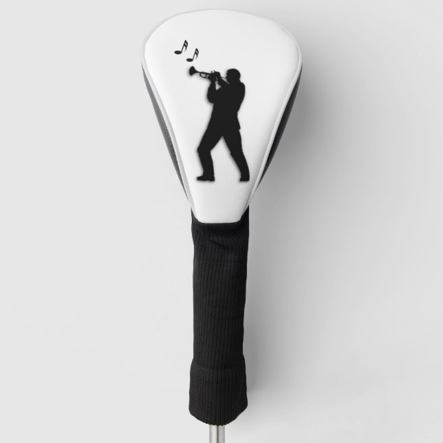 Trumpet Player Golf Head Cover (Front)