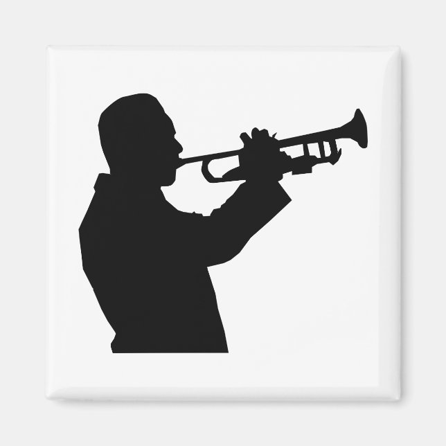 Trumpet Player Magnet (Front)