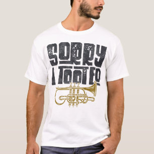 Trumpet Player Sorry I Tooted Vintage T-Shirt