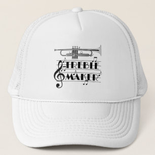 Trumpet Player Treble Maker Trucker Hat