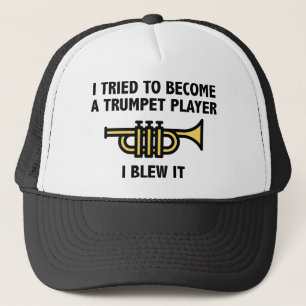 Trumpet Player Trucker Hat