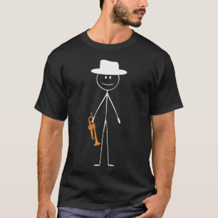 Trumpet Player Trumpet Guy Vintage Minimalistic T-Shirt
