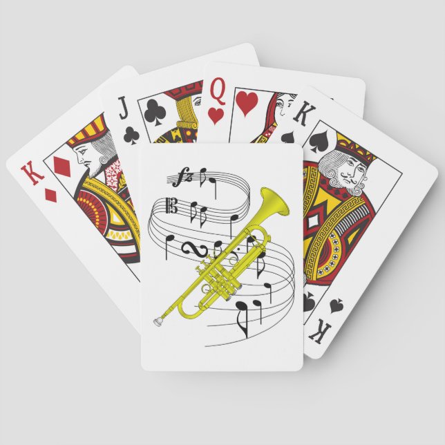 Trumpet Playing Cards (Back)