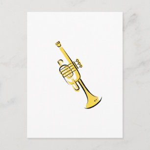 Trumpet Postcard