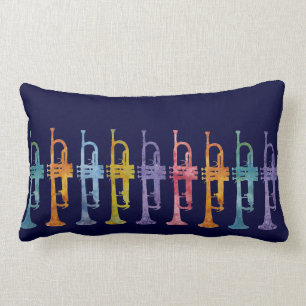 Trumpet Rainbow Lumbar Cushion