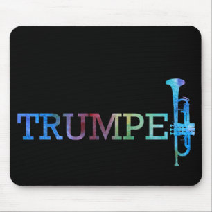 Trumpet Rainbow Mouse Pad
