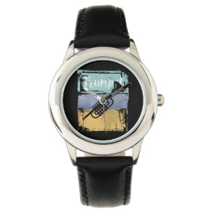 Trumpet Retro Style Music Watch