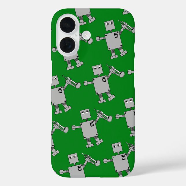 Trumpet Robot Case-Mate iPhone Case (Back)