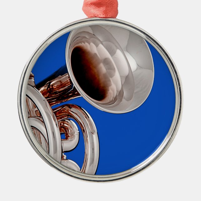 Trumpet Round Ornament (Front)