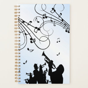 Trumpet Section Blue Music Planner