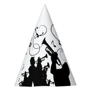 Trumpet Section Jazz Music Party Hat
