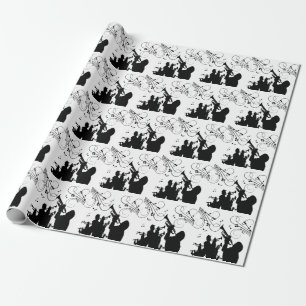 Trumpet Section Jazz Music Wrapping Paper