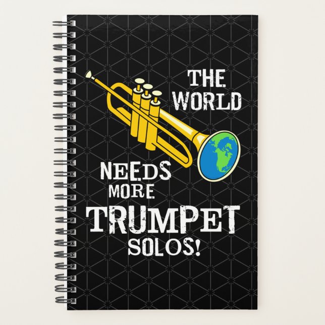 Trumpet Solos White Text Planner (Front)