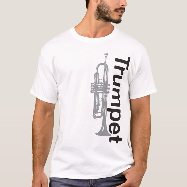 Trumpet Tonal Stripe T-Shirt (Front)