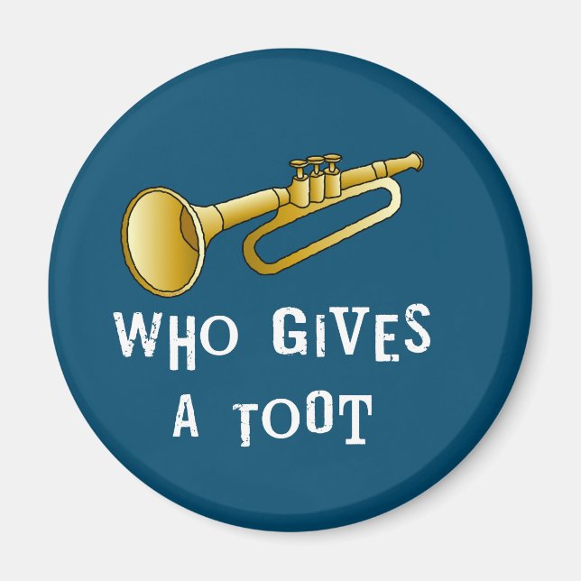 Trumpet Toot Magnet (Front)