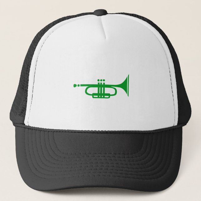 Trumpet Trucker Hat (Front)