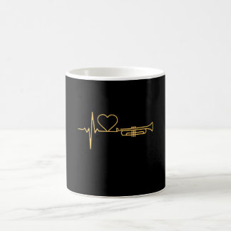 Trumpet - Trumpet Heartbeat Gift Coffee Mug