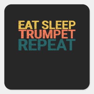 Trumpet Trumpet Player Square Sticker