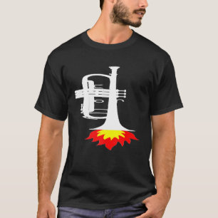 Trumpet - Trumpet Rocket marching band concert ban T-Shirt