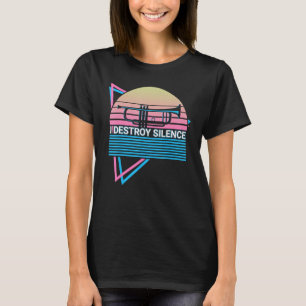 Trumpet Trumpeter Instrument I Destroy Silence T-Shirt