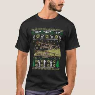 Trumpet Ugly Christmas Holiday Band Geek T-Shirt
