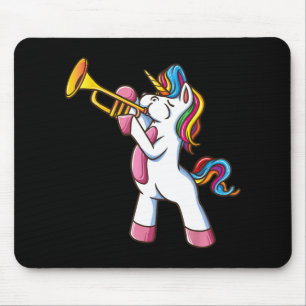 Trumpet Unicorn Marching Band And Jazz Player Gift Mouse Pad